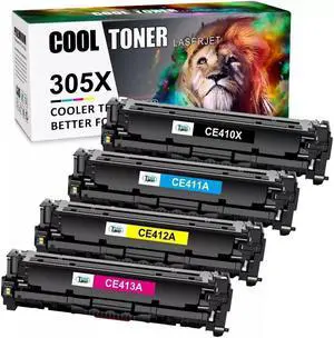 4P CE410X-CE413A 305X Toner For LaserJet Pro 300 400 Color MFP M375nw M451nw