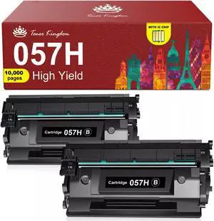 2 Pk Toner Compatible For  057H Imageclass Mf445Dw Mf448Dw Lbp227Dw Mf449Dw