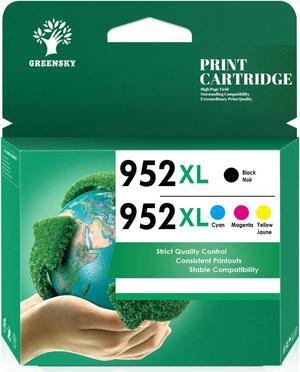 4x 952XL Ink Cartridge Replacement for OfficeJet pro 7740 82108740 8730 8716