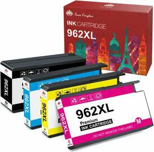 4PK 962XL Ink Compatible For Officejet Pro 9010 9015 9018 9020 9025 9016 9019