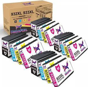 16PK 932 XL 933 XL Ink Cartridges Combo for OfficeJet 6600 7612 6700 Printer