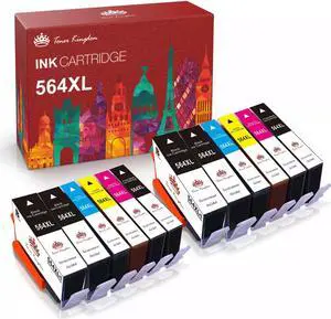 12 Ink 564XL Combo Set fits 564 XL Officejet 4622 4620 Deskjet 3070A AIO 3520 12 Ink 564XL Combo Set fits 564 XL Officejet 4622 4620 Deskjet 3070A AIO 3520