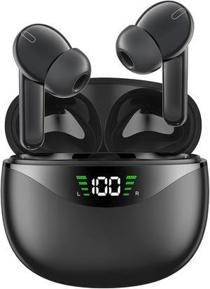 Wireless Earbuds, Bluetooth 5.1 Headphone 30Hrs Playtime with USB-C Fast Charging Case, IPX7 Waterproof Earphones, TWS in Ear Stereo Headset Built-in Mic for