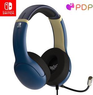 Wired Headset: Brave Blue For Nintendo Switch, Nintendo Switch - OLED Model, & Nintendo Switch Lite
