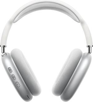 Wireless Headphones Bluetooth,Active Noise Canceling over Ear Headphones with Microphones Hifi Audio Headset for iOS/Android-Silver