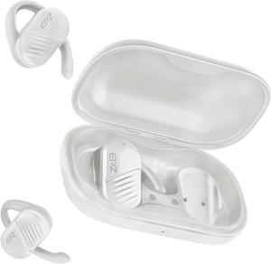 Wireless In-Ear Headphones, Waterproof Headphones, Sweat Resistant Sports Headphones for Running, Cycling, Hiking, Gym, Mountaineering, and Driving.(White)
