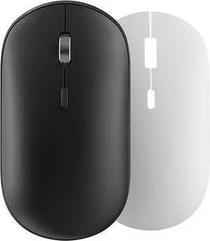 2.4G Wireless Mouse with Magnetic Plate, Computer Mouse with 3 Adjustable DPI Level, Ultra-Thin and Portable, Slim Silent Mouse with USB Dongle for PC, Laptop, Notebook, Desktop-Black
