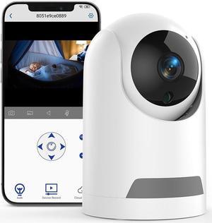 360° Wireless 5G Nanny Cam with Safety Alerts, 4MP HD WiFi Camera for Human & Pet Detection, Home Security Camera with Two-Way Audio, Motion Tracking, IR Night Vision, Sleep Tracking