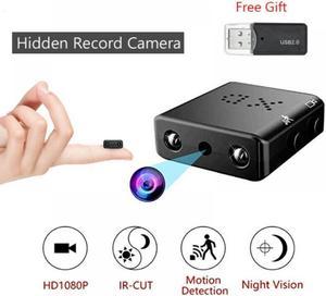 Small Wireless WiFi Camera Spy Security Cameras,1080P Remote Portable Video Surveillance Camera with Night Vision,Motion Detection, Remote Viewing for Security with iOS,Android Phone APP