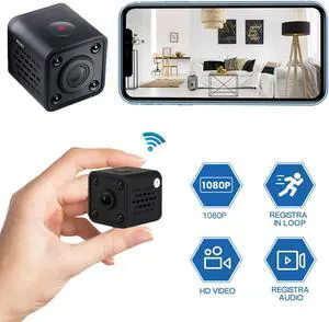 Mini Hidden Camera HD 1080P Motion Detection Small Video Camera Night Monitoring Camera