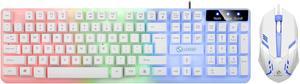 Keyboard Wireless Keyboard Light Quiet Wireless Keyboard Illuminated USB Gaming Keyboard And Mouse Combo With Color Backlight Ergonomic For Office And Gaming