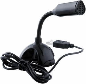 USB Stand Instrument Microphone for Tablet Laptop Black Mini Studio Speech New