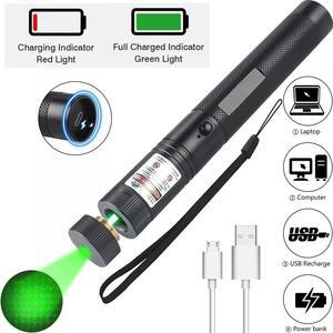 990Miles Rechargeable Lazer Green Laser Pointer Pen Astronomy Visible Beam Light