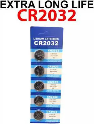 5 x New LITHIUM BATTERY 3V CR2032 CR 2032 BR2032 DL2032 Remote Button Cell Watch