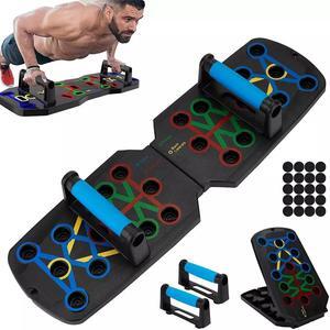 28 in 1 Push Up Rack Board System Fitness Workout Train Home Gym Exercise Stands