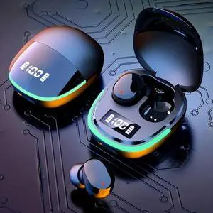 2024 Wireless Earbuds with LED Display, Touch Control, In-Ear TWS for iOS/Android - Sports, Music, Gaming
