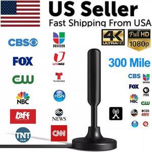 300 Miles Upgraded TV Antenna Digital HD Antenna Indoor HDTV 1080P 4K Long Range