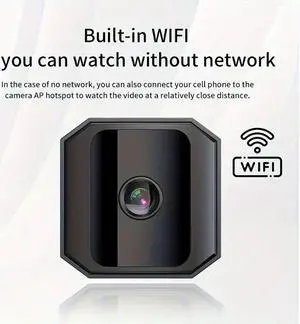 1 Set, 480P Surveillance Camera, APP Supported, TF Card Supported, Remote Monitoring