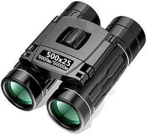 500x25 Portable HD Zoom Powerful Binoculars Day Low Night Optics Hunting Outdoor