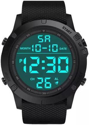 Waterproof Digital Sports Watch Military Tactical LED Backlight Wristwatch Men