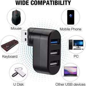 High Speed 3 Port USB 3.0 Multi HUB Splitter Expansion Desktop PC Laptop Adapter