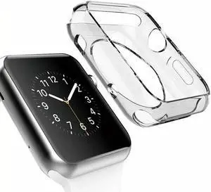 Full Case Clear Cover Screen Protector For  iWatch 5 4 3 2 Watch 38/42mm US