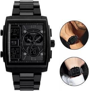 Chronograph Men's Digital Army Military Sport Quartz Analog Waterproof Watch US