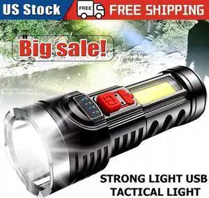 Lamparas de mano recargables led linternas alta potencia 1000000 lumens potente