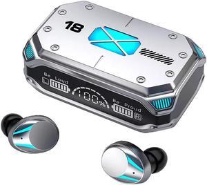 Bluetooth 5.3 Headphone In-Ear Headset HiFi Stereo Bass LED Display Earphone