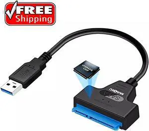 Cable Adaptador de Disco Duro USB 3.0 a 2.5" SATA III/Convertidor de SATA a USB