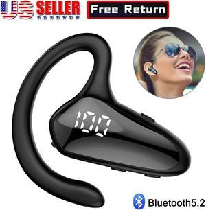 Bluetooth 5.2 Headset Wireless Earphones Earbuds Stereo Headphones Ear-Hook
