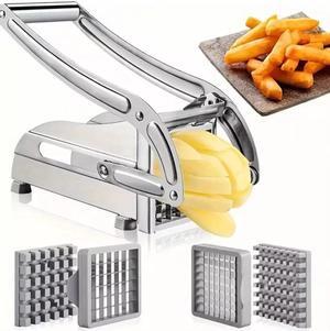 Heavy Duty Stainless Steel French Fry Cutter with Suction Feet for Potatoes
