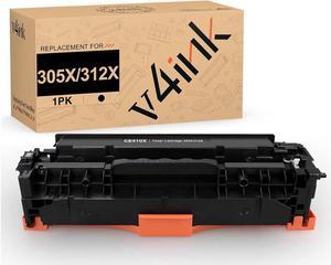 v4ink Remanufactured Toner Cartridge Replacement for 305X 305A CE410X CE410A Toner High Yield Black Ink for Pro 400 MFP M475dn M475dw M451nw M451dn M451dw PRO 300 M375nw M351 Printer