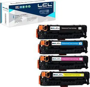 LCL Compatible for 118 CRG118 CRG-118 2662B001AA 2661B001AA 2659B001AA 2660B001AA (4-Pack,Black Cyan Magenta Yellow) Toner Cartridge for Color imageCLASS MF8580Cdw MF8380Cdw MF8350Cdn MF7