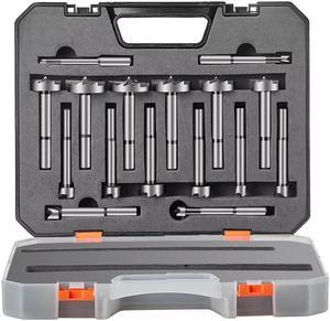 Forstner Bit Set 16 Pcs Forstner Drill Bits Set for Wood 1/4