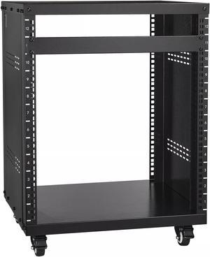 12U AV Rack Stand 500 lbs Capacity Network Stereo Recording Studio Rack