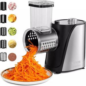 Electric Cheese Grater Salad Maker 250W Salad Shooter Vegetable Slicer