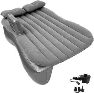 Inflatable Car Travel Air Mattress Back Seat w/ Air Pump Car Sleeping Mattress