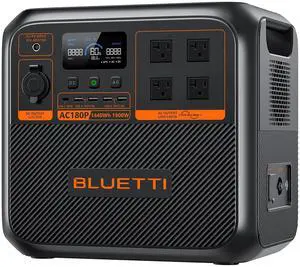 Bluetti ECO AC180P Power Station, 1440Wh | 1800W Portable Solar Generator for Off-Grid Living