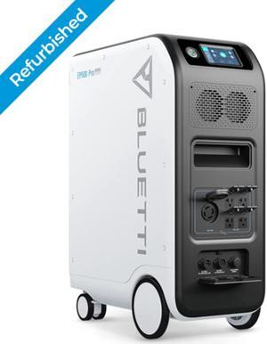 Bluetti Solar Power Station EP500Pro with 5100Wh Capacity, Vacuum Cleaner, and 2400W MPPT Solar,For Home Use and Emergency Situations,Certified Reconditioned