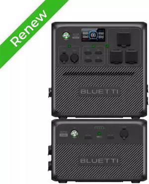 BLUETTI Portable Power Station AC240 + B210,Expandable to 3686Wh, 3 AC Outlets, IP65 Solar Generator for Camping, RV, and Home Backup