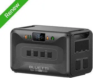 Bluetti Apex 300 Expandable Power Station, 2764.8Wh Capacity, NEMA TT-30 & L14-50, AC & Car Charge for Outdoor Adventures