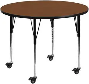 48 RND Oak Activity Table
