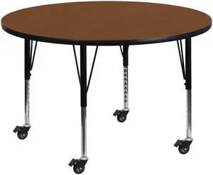 48 RND Oak Activity Table
