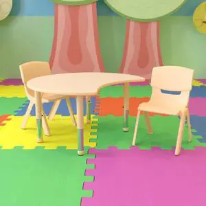 25x35 Natural Kids Table Set
