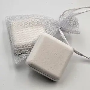 Essential Oil Shower Steamers XL with mesh shower steamer bag and glossy laminate box. (Blues Relief)