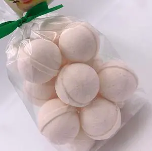 Spa Pure Ginger Peach Bath Bomb - USA Made with Shea Butter - Ultra Moisturizing & Best for All Skin Types - Each of 1 oz - (14 Count in Pack of 1)