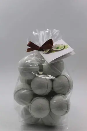 Spa Pure Coconut Lime Bath Bombs: USA Made with Shea Butter, Ultra Moisturizing, Great for Dry Skin (14 Count) Pack of 1