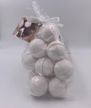 Spa Pure Coconut Vanilla Bath Bombs:  Made in USA with Shea Butter, Ultra Moisturizing, Great for Dry Skin, All Skin Types (14 Count) Pack of 1