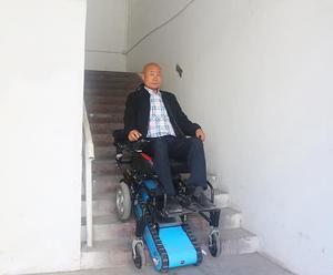 Automatically Electric Stair Climbing Wheelchair Comfortable Stair Lift